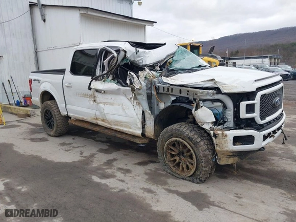 2018 Ford F-150 XL with VIN 1FTEW1E54JFA50770, listed as a IAAI auction lot 41721839 with 98,605 mi miles. Bid and sale history available at carsss.com. Image 1.