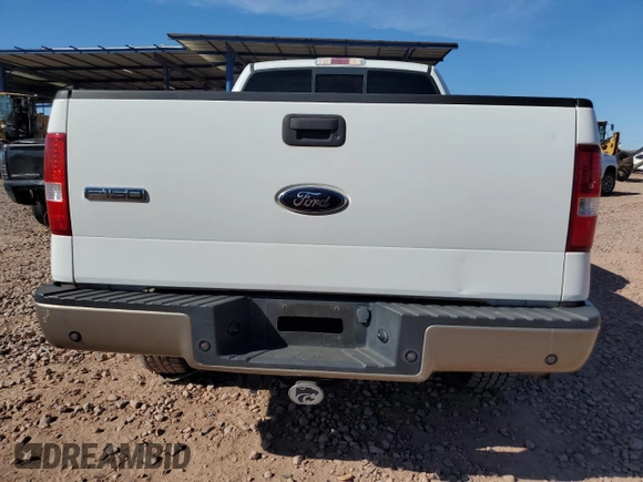 2006 Ford F-150 XLT with VIN 1FTPW14V76KC21097, listed as a Copart auction lot 50656855 with 152,631 mi miles and Salvage Title. Bid and sale history available at carsss.com. Image 6.