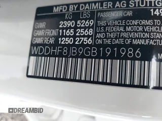 2016 Mercedes-Benz E 350 Luxury with VIN WDDHF8JB9GB191986, listed as a IAAI auction lot 42049916 with 122,012 mi miles and . Bid and sale history available at DreamBid. Image 9.