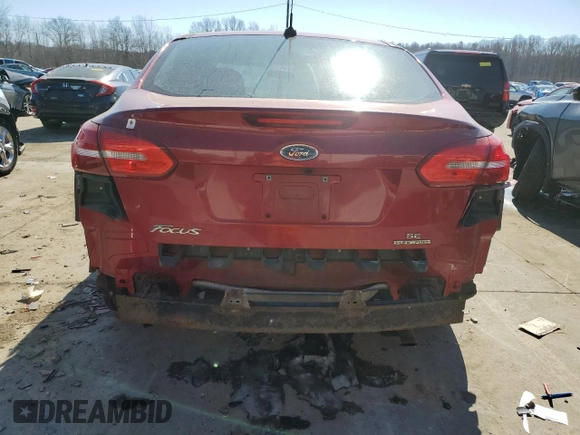 2015 Ford Focus SE with VIN 1FADP3F27FL205433, listed as a Copart auction lot 46029185 with 148,593 mi miles and Salvage Title. Bid and sale history available at carsss.com. Image 6.