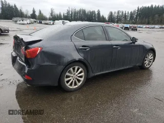 2009 Lexus IS 250 with VIN JTHBK262695100819, listed as a Copart auction lot 50980215 with 205,237 mi miles and Salvage Title. Bid and sale history available at DreamBid. Image 3.
