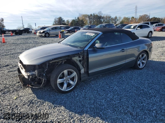 2015 Audi A5 Premium with VIN WAUCFAFH1FN010902, listed as a Copart auction lot 80264624 with 129,786 mi miles and Salvage title. Bid and sale history available at DreamBid. Image 1.