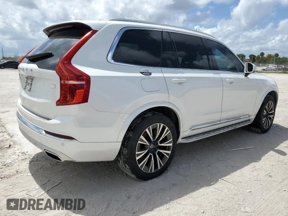 2021 Volvo XC90 Inscription Expression with VIN YV4BR00K4M1723380, listed as a Copart auction lot 63306684 with 36,943 mi miles and Non Repairable. Bid and sale history available at carsss.com. Image 3.