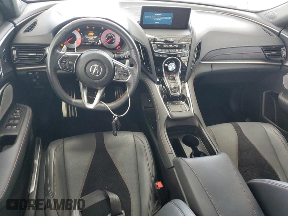 2022 Acura RDX w/A-Spec Package with VIN 5J8TC2H60NL011192, listed as a Copart auction lot 72188954 with 25,034 mi miles and Salvage Title. Bid and sale history available at carsss.com. Image 8.