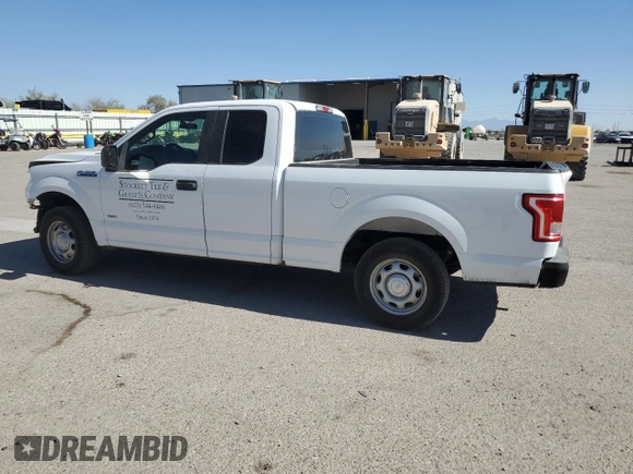 2017 Ford F-150 XL with VIN 1FTEX1CP5HKD43225, listed as a Copart auction lot 57268165 with 283,095 mi miles and Salvage title. Bid and sale history available at DreamBid. Image 2.