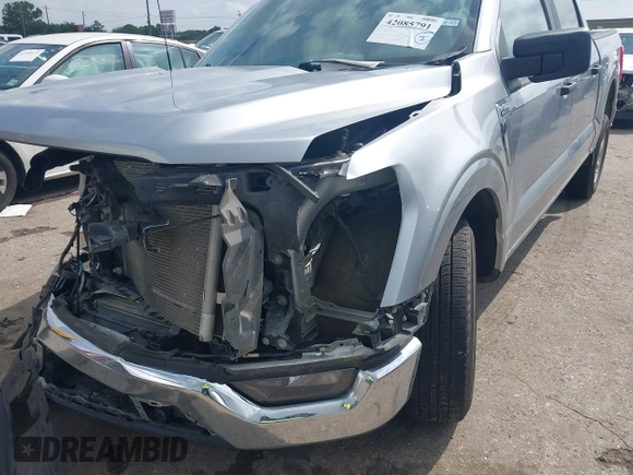 2023 Ford F-150 XL with VIN 1FTEW1C80PFA34183, listed as a IAAI auction lot 42085791 with 60,454 mi miles and . Bid and sale history available at DreamBid. Image 6.