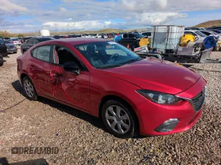 2015 Mazda 3 i SV with VIN JM1BM1T72F1228385, listed as a Copart auction lot 54739375 with 94,322 mi miles and Salvage Title. Bid and sale history available at DreamBid. Image 4.