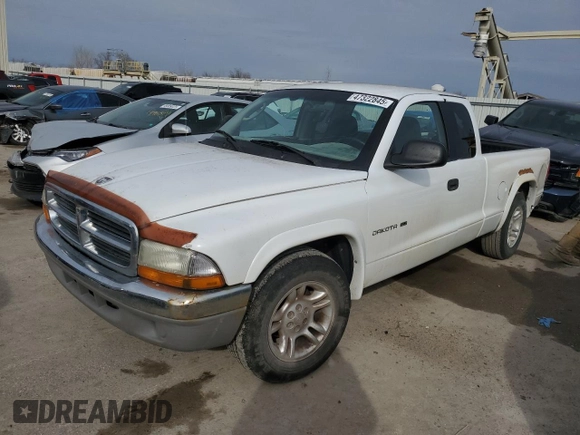 2001 Dodge Dakota Sport with VIN 1B7GL22N31S250879, listed as a Copart auction lot 47322845 with 207,334 mi miles and Salvage Title. Bid and sale history available at carsss.com. Image 1.