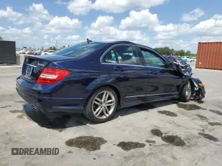 2013 Mercedes-Benz C 300 Sport with VIN WDDGF8AB9DA785362, listed as a Copart auction lot 54761865 with 202,301 mi miles and Salvage Title. Bid and sale history available at DreamBid. Image 3.