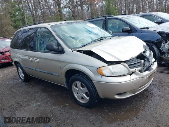 2007 Dodge Caravan SXT with VIN 1D4GP45R67B215067, listed as a IAAI auction lot 41780287 with 121,149 mi miles and . Bid and sale history available at carsss.com. Image 1.