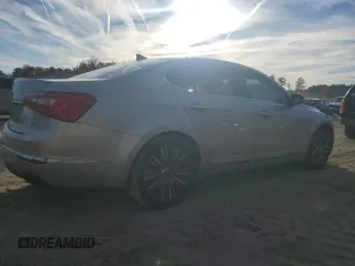 2015 Kia Cadenza Premium with VIN KNALN4D70F5174513, listed as a Copart auction lot 82004574 with 0 mi miles and Salvage Title. Bid and sale history available at carsss.com. Image 3.