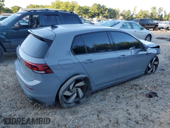 2024 Volkswagen Golf GTI S with VIN WVWGA7CD0RW158531, listed as a Copart auction lot 69221724 with 16,103 mi miles and Salvage Title. Bid and sale history available at carsss.com. Image 3.