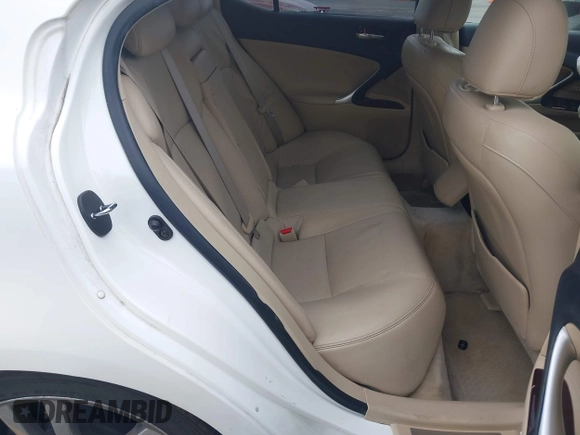 2006 Lexus IS 350 with VIN JTHBE262665005728, listed as a IAAI auction lot 42065003 with Not Provided miles and . Bid and sale history available at DreamBid. Image 8.