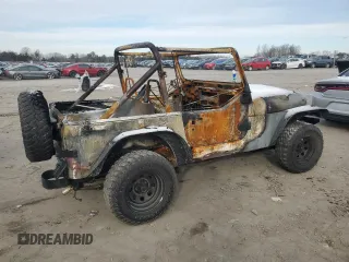 1990 Jeep Wrangler "S" with VIN 2J4FY19E1LJ550785, listed as a Copart auction lot 41930685 with 0 mi miles and Non Repairable. Bid and sale history available at carsss.com. Image 3.