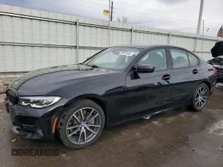 2019 BMW 3 Series 330i xDrive with VIN 3MW5R7J52K8A05284, listed as a Copart auction lot 82251444 with 29,379 mi miles and Salvage Title. Bid and sale history available at DreamBid. Image 1.