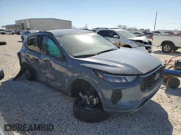 2024 Ford Escape ST-Line with VIN 1FMCU0MN9RUA67124, listed as a Copart auction lot 48119045 with 21,509 mi miles and Salvage Title. Bid and sale history available at DreamBid. Image 4.