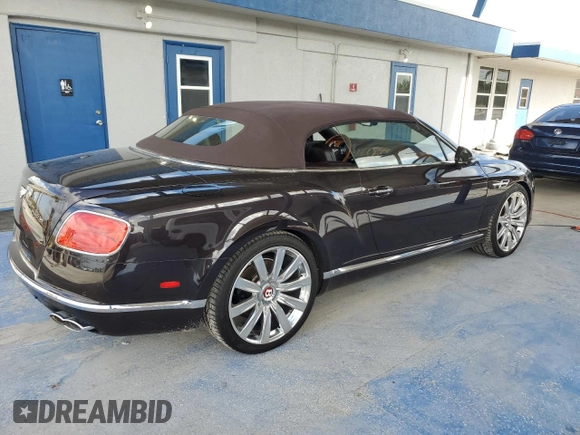 2017 Bentley Continental GT with VIN SCBGT3ZA1HC061244, listed as a Copart auction lot 65428095 with 20,148 mi miles and Salvage title. Bid and sale history available at DreamBid. Image 3.