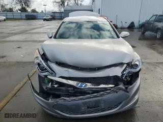 2012 Hyundai Sonata Hybrid with VIN KMHEC4A42CA034201, listed as a Copart auction lot 41503055 with 0 mi miles and Salvage Title. Bid and sale history available at carsss.com. Image 5.
