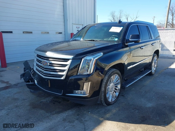 2017 Cadillac Escalade Platinum with VIN 1GYS4DKJ7HR349250, listed as a IAAI auction lot 41741978 with 109,277 mi miles. Bid and sale history available at carsss.com. Image 17.