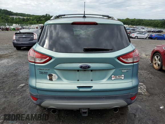 2013 Ford Escape Titanium with VIN 1FMCU9J98DUC09743, listed as a Copart auction lot 61308315 with 146,243 mi miles and Salvage title. Bid and sale history available at DreamBid. Image 6.