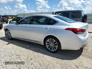 2017 Genesis G80 3.8L with VIN KMHGN4JE9HU177552, listed as a Copart auction lot 68233884 with 72,861 mi miles and Salvage Title. Bid and sale history available at carsss.com. Image 2.