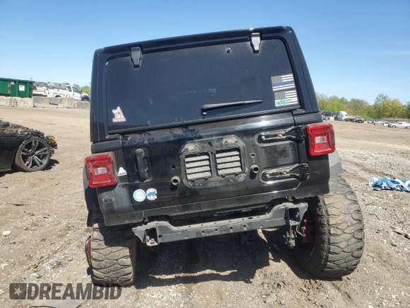 2021 Jeep Wrangler Unlimited Sahara Altitude с VIN 1C4HJXEG4MW731421, выставлен на аукционе Copart как лот 54960915 с пробегом 105 243 миль миль и Списание • Salvage title. История ставок и продаж доступна на DreamBid. Изображение 6.