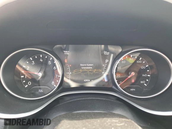 2020 Jeep Compass Limited z VIN 3C4NJDCB7LT193830, wystawiony jako Copart lot #60844545 z przebiegiem 42 634 mil mil oraz Szkoda całkowita • Salvage title. Historia ofert i sprzedaży dostępna na DreamBid. Obrazek 9.