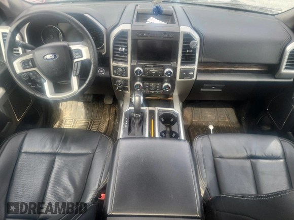 2020 Ford F-150 XL with VIN 1FTEW1E58LKF49324, listed as a Copart auction lot 58653615 with 118,520 mi miles and Salvage title. Bid and sale history available at DreamBid. Image 8.