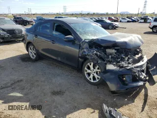 2013 Mazda 3 i SV with VIN JM1BL1TG8D1784412, listed as a Copart auction lot 56516435 with Not provided miles and Salvage title. Bid and sale history available at DreamBid. Image 4.
