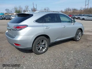 2013 Lexus RX 450h with VIN JTJBC1BA5D2448124, listed as a IAAI auction lot 41783907 with 143,616 mi miles. Bid and sale history available at carsss.com. Image 4.