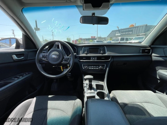 2016 Kia Optima LX with VIN KNAGT4L33G5093593, listed as a Copart auction lot 53171795 with 124,344 mi miles and Clean Title. Bid and sale history available at carsss.com. Image 9.
