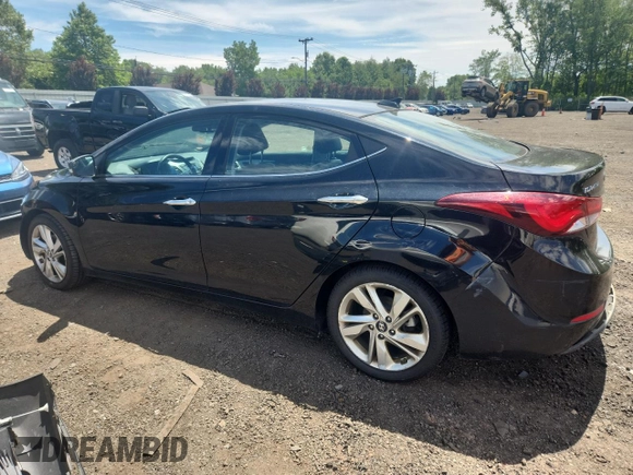 2015 Hyundai Elantra SE with VIN 5NPDH4AE2FH642419, listed as a Copart auction lot 64418735 with 109,503 mi miles and Salvage title. Bid and sale history available at DreamBid. Image 2.