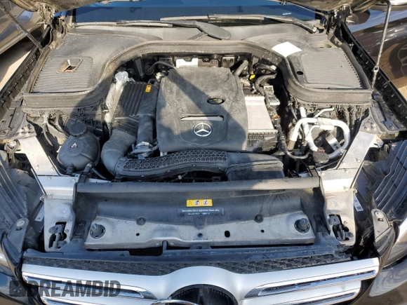 2019 Mercedes-Benz GLC 300 with VIN WDC0G4JB4KV165942, listed as a Copart auction lot 65281185 with 115,340 mi miles and Salvage title. Bid and sale history available at DreamBid. Image 12.
