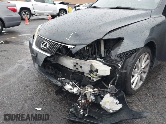 2009 Lexus IS 250 with VIN JTHBK262092085249, listed as a IAAI auction lot 41557289 with 185,746 mi miles. Bid and sale history available at carsss.com. Image 6.