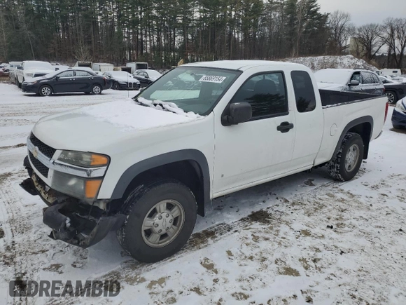 2007 Chevrolet Colorado Work Truck with VIN 1GCDT19EX78130957, listed as a Copart auction lot 85869154 with 141,374 mi miles and Clean Title. Bid and sale history available at carsss.com. Image 1.