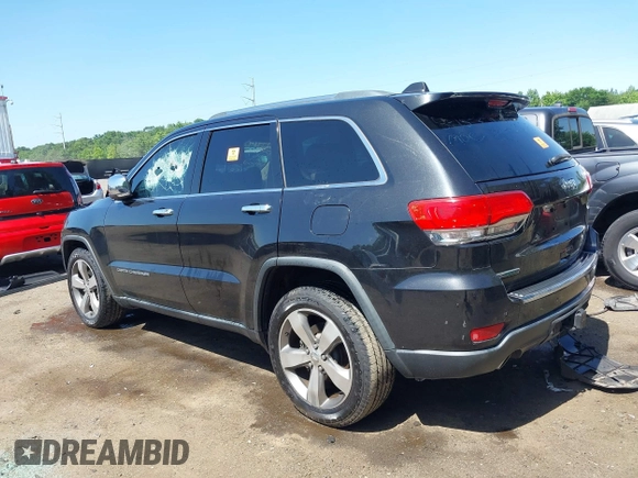 2014 Jeep Grand Cherokee Limited with VIN 1C4RJEBM2EC300212, listed as a IAAI auction lot 39498423 with 99,938 mi miles. Bid and sale history available at carsss.com. Image 3.
