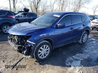 2017 Nissan Rogue SL with VIN 5N1AT2MV5HC798563, listed as a Copart auction lot 89251965 with 157,369 mi miles and Salvage Title. Bid and sale history available at carsss.com. Image 1.