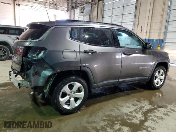 2020 Jeep Compass Latitude with VIN 3C4NJDBB9LT117513, listed as a Copart auction lot 52425945 with 111,824 mi miles and Clean Title. Bid and sale history available at carsss.com. Image 3.