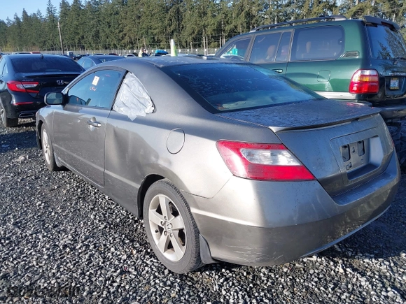 2008 Honda Civic Cpe EX-L with VIN 2HGFG12978H506862, listed as a IAAI auction lot 41990562 with 1 mi miles. Bid and sale history available at carsss.com. Image 3.