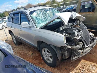 2004 Hyundai Santa Fe GLS with VIN KM8SC73D54U603804, listed as a IAAI auction lot 40842290 with 1 mi miles. Bid and sale history available at carsss.com. Image 1.