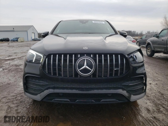 2023 Mercedes-Benz GLE 53 AMG with VIN 4JGFD6BB8PA858560, listed as a Copart auction lot 44594625 with 11,851 mi miles and Salvage title. Bid and sale history available at DreamBid. Image 5.