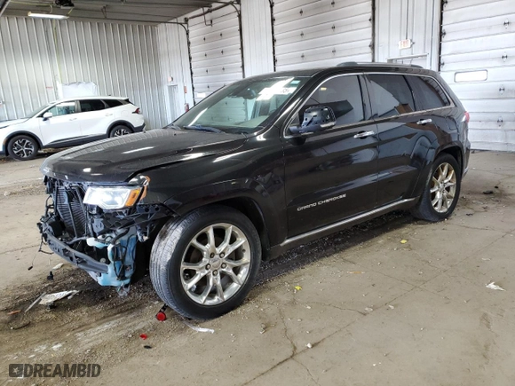 2014 Jeep Grand Cherokee Summit with VIN 1C4RJFJG0EC337678, listed as a Copart auction lot 54081735 with 107,704 mi miles and Clean Title. Bid and sale history available at carsss.com. Image 1.