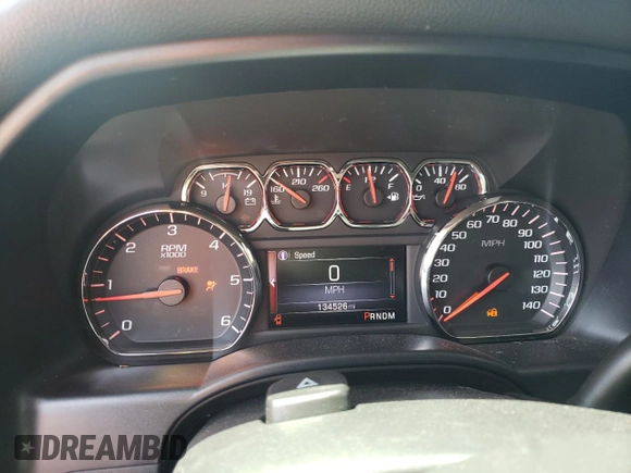 2014 GMC Sierra 1500 SLT with VIN 3GTU2VEC1EG215367, listed as a Copart auction lot 63672945 with 134,526 mi miles and Salvage title. Bid and sale history available at DreamBid. Image 9.
