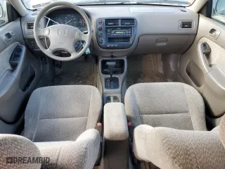 2000 Honda Civic EX with VIN 1HGEJ8641YL041342, listed as a Copart auction lot 43984405 with 163,346 mi miles and Salvage Title. Bid and sale history available at carsss.com. Image 8.