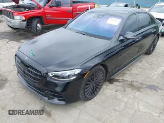 2021 Mercedes-Benz S 580 with VIN W1K6G7GB4MA042831, listed as a IAAI auction lot 41969596 with 40,625 mi miles and . Bid and sale history available at DreamBid. Image 6.