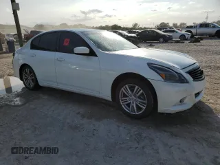 2012 Infiniti G37 x with VIN JN1CV6AR3CM972366, listed as a Copart auction lot 46190825 with Not Provided miles and Clean Title. Bid and sale history available at carsss.com. Image 4.