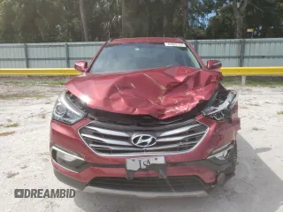 2018 Hyundai Santa Fe 2.4L with VIN 5XYZU3LB4JG508929, listed as a Copart auction lot 63962125 with 51,334 mi miles and Salvage title. Bid and sale history available at DreamBid. Image 5.