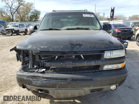 2002 Chevrolet Tahoe Z71 with VIN 1GNEK13Z72R209970, listed as a Copart auction lot 82151364 with 342,869 mi miles and Salvage Title. Bid and sale history available at carsss.com. Image 5.