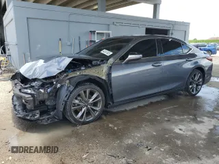 2019 Lexus ES 350 with VIN 58ABZ1B16KU014432, listed as a Copart auction lot 64247405 with 96,555 mi miles and Non repairable. Bid and sale history available at DreamBid. Image 1.