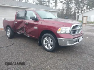 2018 Ram 1500 Big Horn with VIN 1C6RR7LG3JS215027, listed as a IAAI auction lot 41917547 with 90,581 mi miles. Bid and sale history available at carsss.com. Image 1.